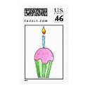 First Birthday Party Cupcake postage