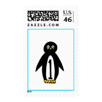 First Birthday Penguin Stamp by BirthdayStampStore First Birthday Penguin Stamp