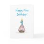 First Birthday Religious Card First Birthday Religious Card
