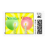 First Birthday Stamps for the Twins!