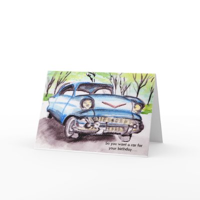 First Car Card by evescloset