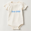 :first-child organic onesie t-shirts