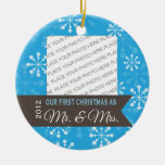 First Christmas as Mr. & Mrs. Christmas Ornament