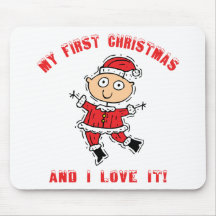 First Christmas Baby Gift Mouse Pads