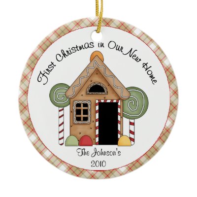 First Christmas Gingerbread House Ornament