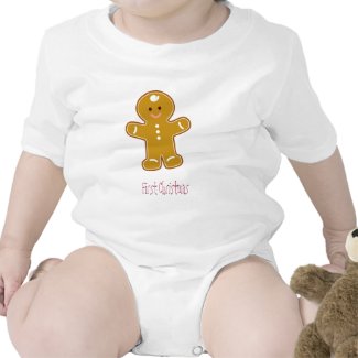 First Christmas Gingerbread Tee shirt
