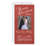 First Christmas Greeting Photo Cards Newlyweds photo cards