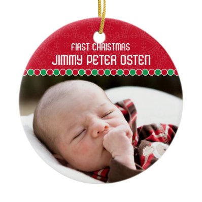 First Christmas Photo Ornament