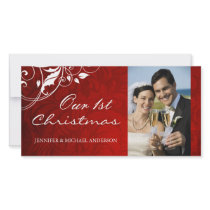 First Christmas Photocards Photo Card Template