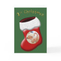 First Christmas Stocking Photo Card