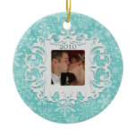First Christmas Together Custom Holiday Photo Ornaments