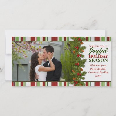 First Christmas Together Holiday Photo Card