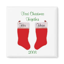 First Christmas Together Magnet