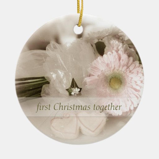 first christmas together wedding ceramic ornament zazzle first christmas together wedding ceramic ornament zazzle