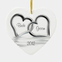 First Christmas Wedding Ornament