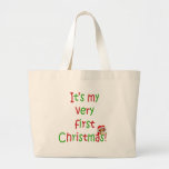 First Chrsistmas Canvas Bags