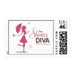 First Class Postage for Shower Divas!