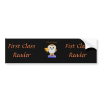 First Class Reader Bumper Stickers