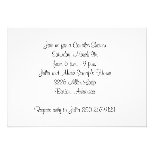 First Comes Love, Then Comes Marriage.... Invitations