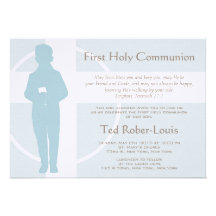 First Communion and Announcement - Boy
