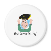 First Communion Day~~"Boy With Bible" Magnet