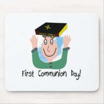 First Communion Day~~"Boy With Bible" Mouse Pad