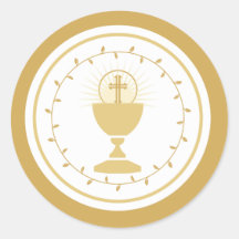 First Communion Envelope Seal or Favor Sticker