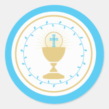 First Communion Envelope Seal or Favor Sticker