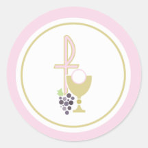 First Communion Envelope Seal or Favor Sticker