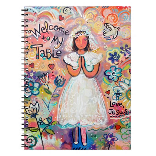 First Communion Girl Journal Notebook Zazzle