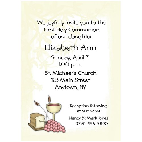 First Communion Invitations