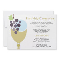 First Communion Custom Invitations