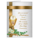 First communion invitation cards