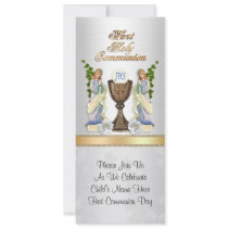 First  communion invitation Customizable