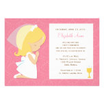 First Communion Invitation for Girl