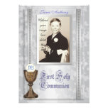 First Communion Invitation with photo invitations