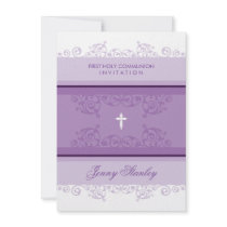 FIRST COMMUNION INVITES :: curls 1P