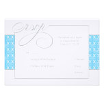 First Communion or Baptism RSVP  |  Blue invitations