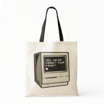 First Computer Retro Canvas Bag