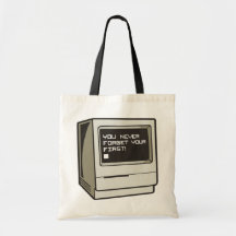 First Computer Retro Canvas Bag