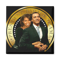 First Couple of America Magnet by thebarackspot First Couple of America Magnet