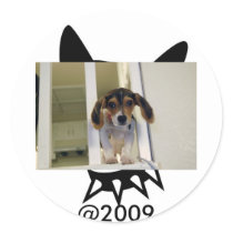 erste benutzerdefinierte, Rest Standard sticker