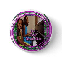 FIRST DAUGHTERS: SASHA & MALIA OBAMA GIRLS buttons