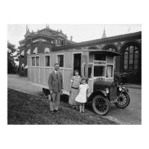 First Ever Mobile Motor Home? 1924 Photo posters by PaperTimeMachine First Ever Mobile Motor Home? 1924 Photo posters