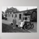 First Ever Mobile Motor Home? 1924 Photo Poster
