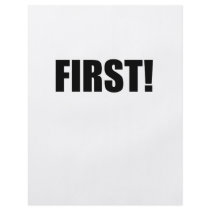 FIRST! flyers by szclothingdesigns FIRST! flyers