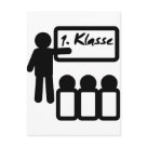 postcard - First grade erste klasse postcard - First grade erste klasse
