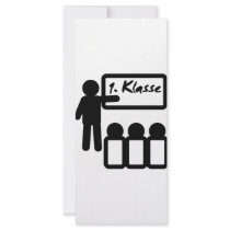 First grade erste klasse rack cards