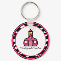 First Grade Teacher Keychain