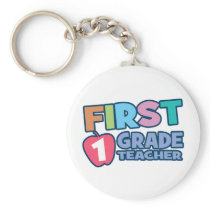 First Grade Teacher keychains